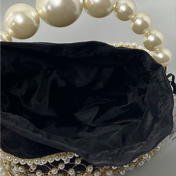 Rosantica Holli Siviglia Faux Pearl-Embellished Top Handle Bag - Picture 11 of 12